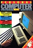 Cover page of an issue of Personal Computer News magazine