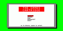 QL Games cartridge screen