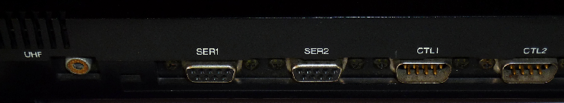 Picture of German QL serial ports